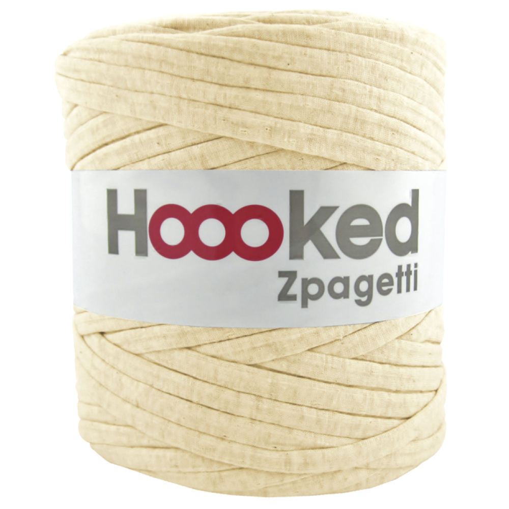 Hoooked Zpagetti - Macro Hilo para Crochet - Beige
